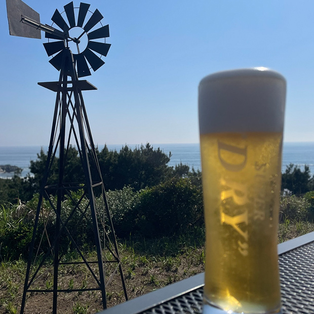 空と海とビール
