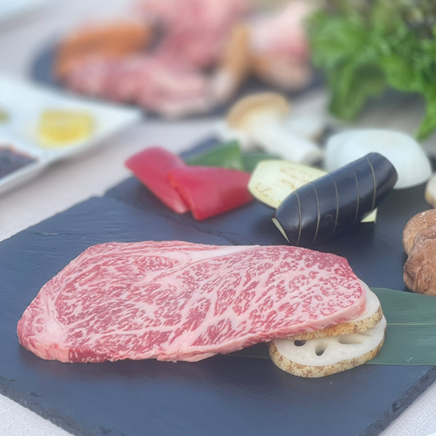 グリルセットのお肉や野菜